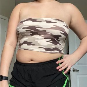 Camo Tube Top